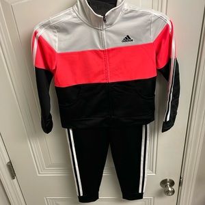 Adidas Colorblock Tricot Jacket & Jogger Set
